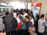  استقبال پرشور مردم در پی خدمات رایگان متروی تبریز برای حضور در سخنرانی رئیس جمهوری