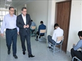 بازدید مدیرعامل سازمان حمل و نقل ریلی شهرداری تبریز از برگزاری آزمون تخصصی راهبران جدید آموزشی متروی تبریز