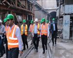 بازدید معاونان برنامه ریزی و توسعه سرمایه انسانی شهرداری های کلانشهر کل کشور از خطوط ۱ و ۲ متروی تبریز