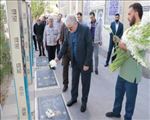 مراسم غبارروبی و تجدید میثاق با شهدای جنگ تحمیلی به مناسبت هفته گرامیداشت دفاع مقدس توسط جمعی از کارکنان متروی تبریز