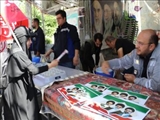 برپایی ایستگاه فرهنگی و صلواتی به مناسبت اربعین حسینی در محدوده ایستگاه متروی میدان ساعت تبریز