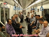 تست و مسافر گیری آزمایشی اولین رام قطار شهری تبریز