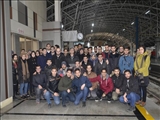دانشجویان گروه عمران دانشکده فنی و مهندسی مرند دانشگاه تبریز از پروژه قطار شهری تبریز بازدید کردند