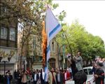 حضور گسترده کارکنان سازمان قطار شهری تبریز در راهپیمایی روز جهانی قدس