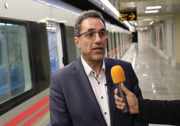 افتتاح ایستگاه میدان قونقا با حضور مسئولان استانی و شهری